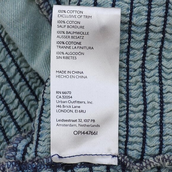 ANTHROPOLOGIE PILCRO AND THE LETTERPRESS Denim Top Women's 3XL Distressed - Picture 7 of 7